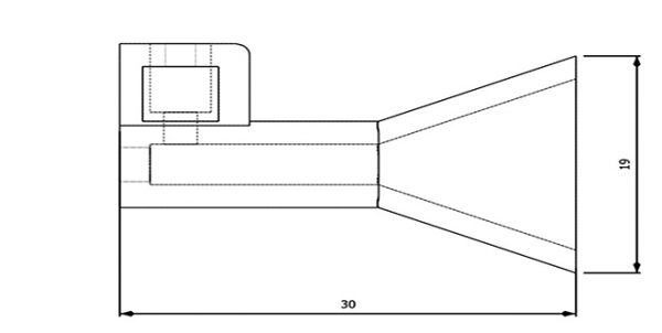 Mesure antenne 26.5-40 GHz 10 dBi