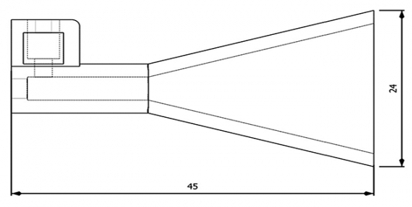 Mesure antenne 26.5-40 GHz 15 dBi