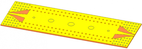 Filtre SIW technologie circuit imprimé