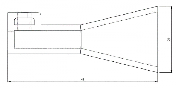 Mesure Antenne 15-22 GHz 10 dB Gain