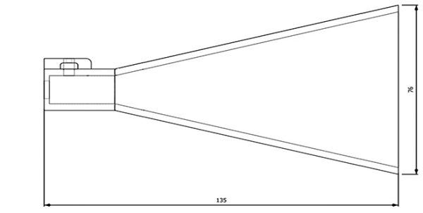 Mesure Antenne 7.0-10.0 GHz 15 dB Gain