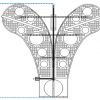 Simulation antenne quadruple à bordure ouverte