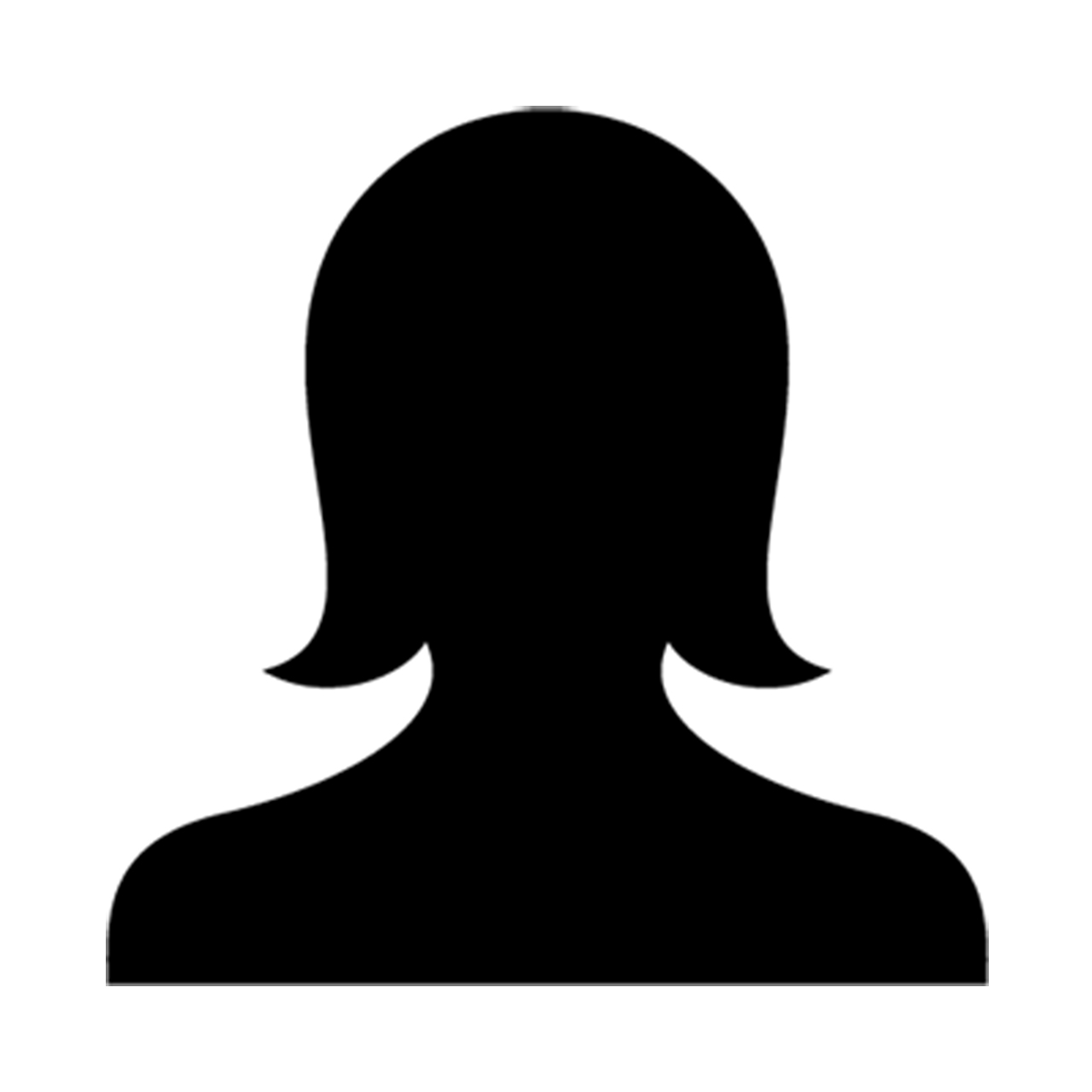 silhouette de femme 1280x1280 px