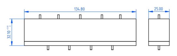 Filtre passe-bande 3.3 - 3.7 GHz Mesure