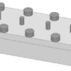 filtre passe bande combline 15.2 - 17.2 GHz hyperfréquences